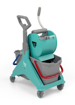 Тележка TTS NICKITA (2х25л, отжим DRY, зеленый)