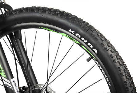 Электровелосипед Eltreco XT 600 D (черно-зеленый)