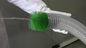 Ерш IGEAX для труб (для гибких ручек, d76х230мм, зеленый)