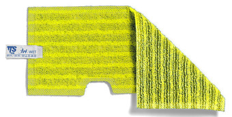 МОП двухсторонний TTS (47х18.5см, микрофибра, желтый)