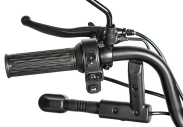 Трицикл электрический Rutrike Экипаж (черный)