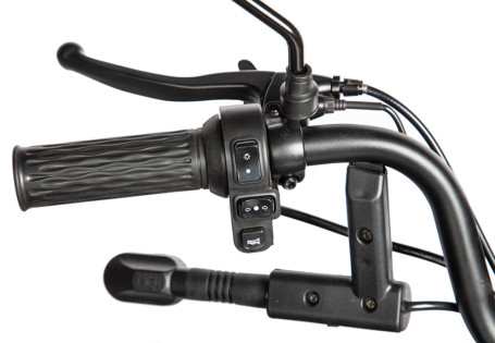 Трицикл электрический Rutrike Экипаж (черный)