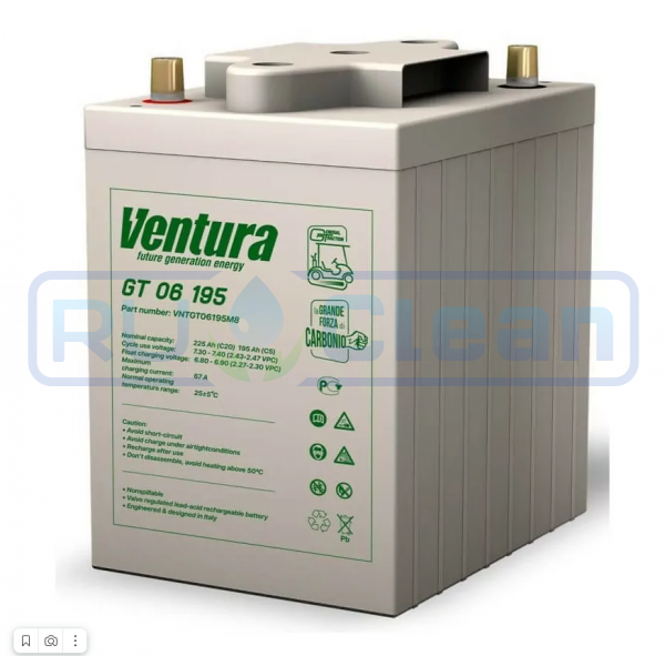 Тяговый аккумулятор Ventura GT 06 200 (6В, 200Ач, AGM)