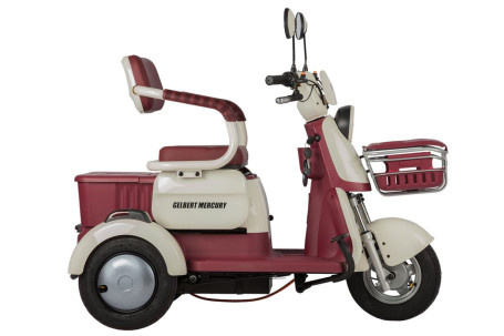 Трицикл электрический Rutrike Gelbert Mercury (48/60V, 650W, бело-красный)