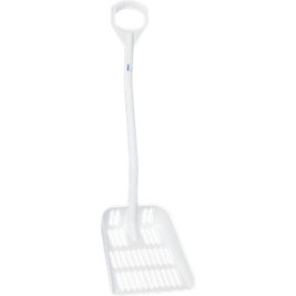 Лопата с перфорированным полотном Vikan (1145 мм, белый)