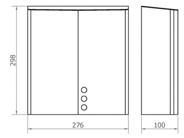 Сушилка для рук Nofer THIN evo (автомат, нерж.)