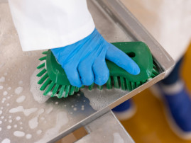 Щетка ручная XL Vikan (230мм, супер жесткий, зеленый)