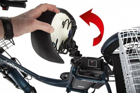 Трицикл электрический Eltreco Porter Fat 700 (темно-синий) (022872-2416)