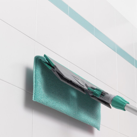 МОП двусторонний TTS (47х18.5см, микрофибра, для гладк.поверхн, зеленый)