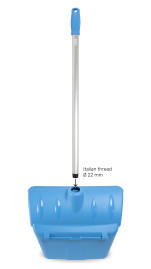 Совок IGEAX (270х330х970мм, синий)