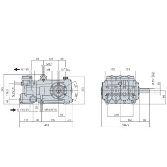 Насос высокого давления Annovi Reverberi RTD 130.200 N (200бар, 130л/мин)
