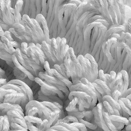 Моп с липучками TTS Microriccio (60х10.5см, микрофибра, белый)