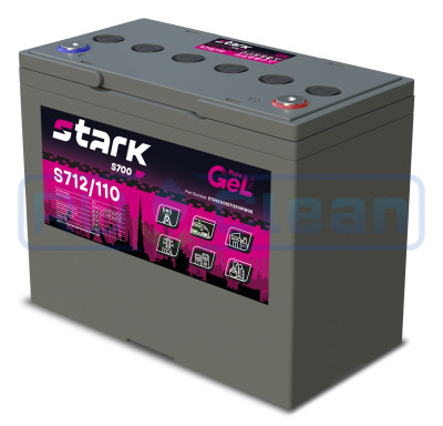 Тяговый аккумулятор Stark S712/110 (12В, 108Ач, GEL)