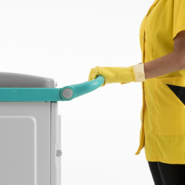 Тележка TTS Magic System 720E (ручка, 2х20л, 4х4л, закрытая, держ. мешка 150л)