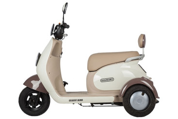 Трицикл электрический Rutrike Gelbert Ogma (48/60V, 650W, бело-красный)