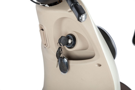 Трицикл электрический Rutrike Gelbert Ogma (48/60V, 650W, бело-красный)