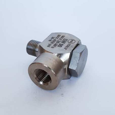 Переходник угловой 1/4ш-г (нерж, вращ, тип SW90) PA