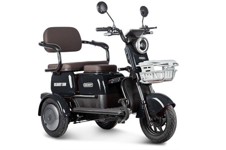 Трицикл электрический Rutrike Gelbert Sun (48/60V, 650W, черный)