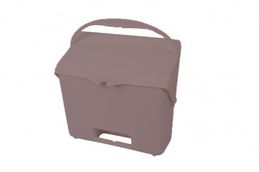 Совок FBK (с крышкой, коричневый)