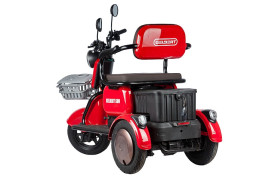 Трицикл электрический Rutrike Gelbert Sun (48/60V, 650W, оранжевый)