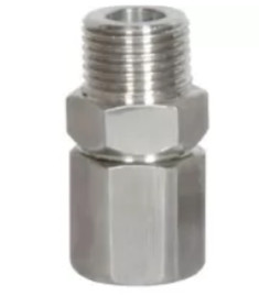 Переходник RC (поворотное, 1/2"ш-1/2"г, 250бар, нерж)