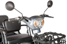 Трицикл электрический Rutrike Gelbert Tuban 48V/60V 600Вт (белый)