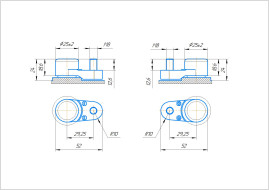 Тяговый аккумулятор Ventura FFT 08 145 (8В, 145Ач, WET)