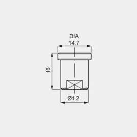 Форсунка 25045 (мундштук Karcher, AISI 416) PNR
