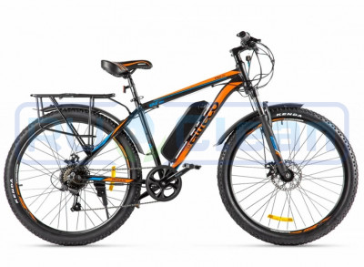 Электровелосипед Eltreco XT 800 new (сине-оранжевый)
