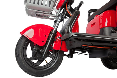 Трицикл электрический Rutrike Gelbert Sun (48/60V, 650W, фиолетово-белый)
