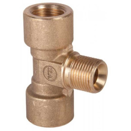 Тройник 3/8г-1/4г-3/8ш (350бар, лат) PA