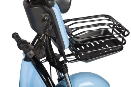 Трицикл электрический Rutrike Gelbert Vega 48V/60V 600Вт (голубой)