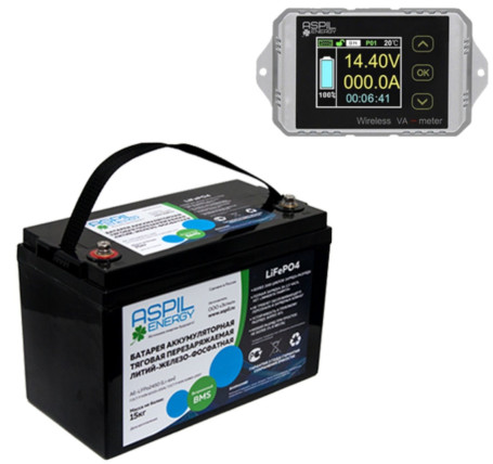 Тяговый аккумулятор Aspil (36В, 42Ач, LiFePO4)