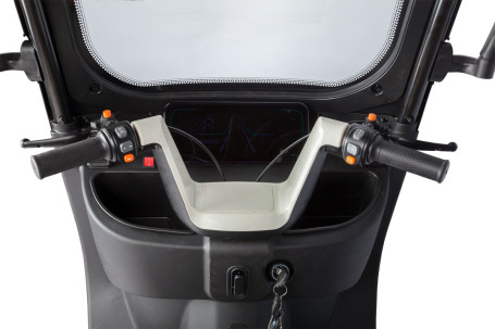 Трицикл электрический Rutrike Gelbert Sarin (48/60V, 1000W, коричнево-белый)