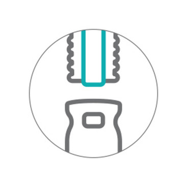 Держатель TTS (для шубки, Т-образный поворотный, пластик, 25см, зеленый)