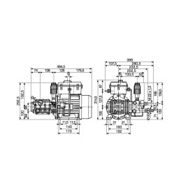 Мойка высокого давления Comet MTP FW2 4030 TS VA