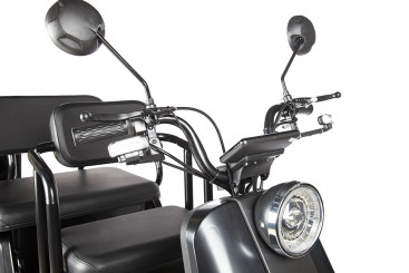 Трицикл электрический Rutrike Топик (черный)