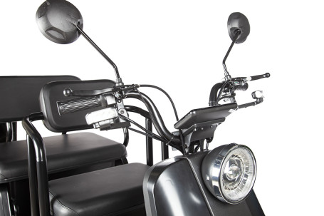 Трицикл электрический Rutrike Топик (черный)