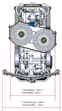 Поломоечная машина Bennett Dragoon D100b Plus (300Ач, Li)