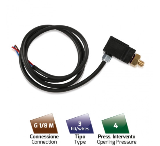 Датчик давления (1/8&quot;ш, д.о. 40бар) MTM