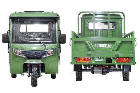  Трицикл электрический Rutrike Фактор 2600 60V2000W (серый)