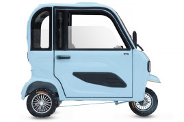 Трицикл электрический Rutrike Бокс (синий)