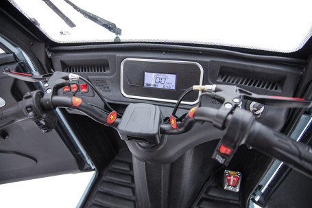 Трицикл электрический Rutrike Бокс (синий)