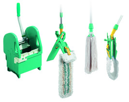 Тележка одноведерная TTS NICK (25л, отжим TEC, зеленый)