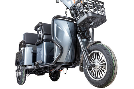Трицикл электрический Rutrike Gelbert Tuban (48/60V, 600W, белый)