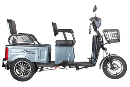 Трицикл электрический Rutrike Gelbert Tuban (48/60V, 600W, белый)