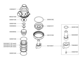 Фильтр всасывающий (270мкм, 1"1/2"ш-ш, с клапаном, низкий) GeoLine