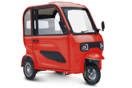 Трицикл электрический Rutrike Бокс (красный)