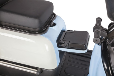 Трицикл электрический Rutrike Gelbert Vega (48/60V, 600W, голубой)