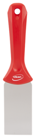 Скребок ручной Vikan (50мм, нерж, красный)